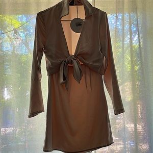 Recycled Fibers Monty Mini Dress Champagne